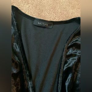 KAITLYN Velvet Romper